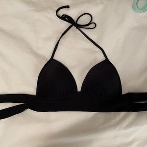 Black bikini top